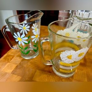 Vintage flower pitchers-2 sold separately
